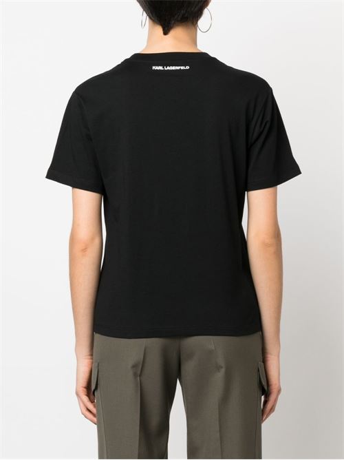 T shirt donna cut-out Karl Lagerfeld | 231W1708999